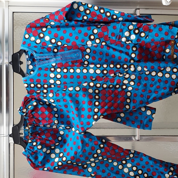 Preown 2PIECE Multicolored Set; Ankara Material Sz 14-18; Long Sleeves; $40 - Picture 8 of 10